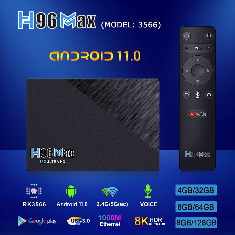 H96 Max RK3566 Rockchip RK3566 streaming player China manufacturer ODM