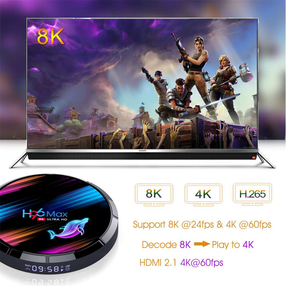 H96 Max X3 Amlogic S905X3 ott tv box China manufacturer supplier